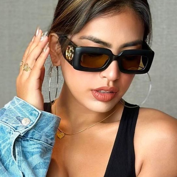 NWT GUCCI GG0816S - 001 LEATHER SUNGLASSES - Picture 3 of 16